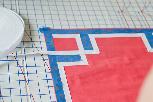 DIY Greek Key Pillow Sham