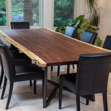 Guanacaste (Parota) Dining Table with Gruzeki Base