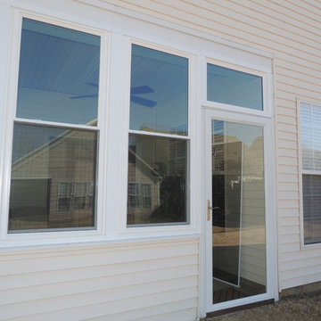 Enclosing a screen porch