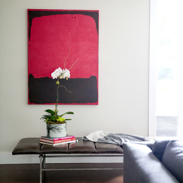 Edward Loewenstein (Architect) remodel Greensboro - Living Room