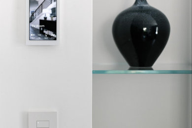 Hallway - contemporary hallway idea in Boston