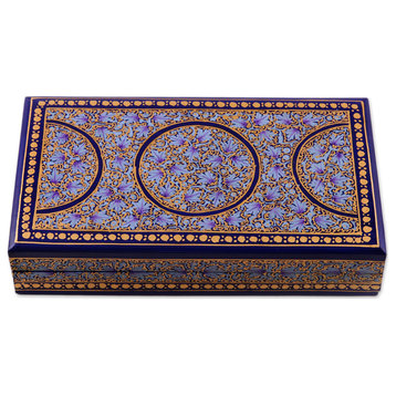 Novica Handmade Kashmir Dynasty Papier Mache Decorative Box