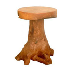 Nature's Seat Wood Stool - Bar Stools And Counter Stools