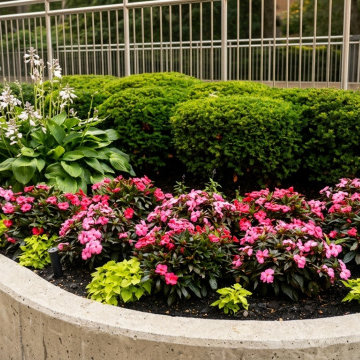 Landscape and Retaining Wall