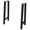 H Type Square Heavy Duty Table Legs, Set of 2, 32''