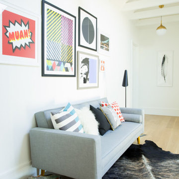 Gallery wall hallway