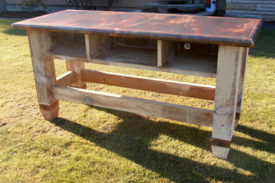Pine with Patina coat TV stand