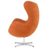 Chambers Modern Rust Fabric Accent Chair