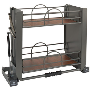 Pull Down Organizer for Wall Cabinets, Orion Gray, 22.25"W