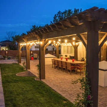 Stunning Surprise on Massive 8 Post Pergola