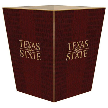 WB5805, Texas State University Wastepaper Basket