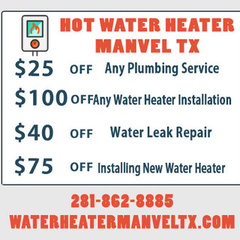 Hot Water Heater Manvel TX