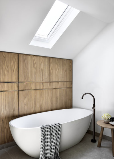 Transitional Bathroom by March Twice Interiors