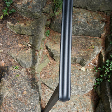 Exterior Handrail with Lambs tongue rail end