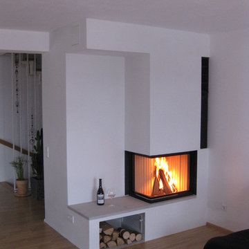 Eckkamine, zweiseitig
