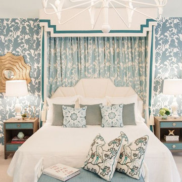 Modernism Week Show House, Palm Springs 2017 Master Bedroom by Trellis Home Desi