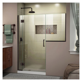 Dreamline Unidoor-X 60, 60 1/2"x72" Hinged Shower Door - Contemporary - Shower Doors - by ...