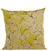 Curry Garden Cherry Blossoms Luxury Throw Pillow, Double sided 16"x16"