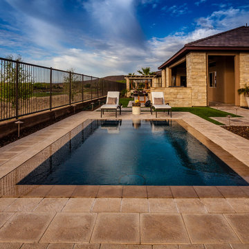 Landscape design work at Trilogy model homes