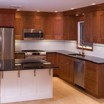 San Carlos Kitchen Remodel – Shaker Overlay Cabinets