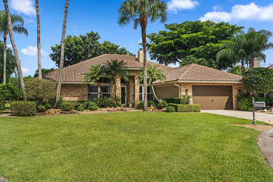 Example of a trendy exterior home design in Miami