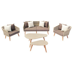 Midcentury Outdoor Lounge Sets by Courtyard Casual