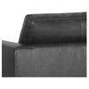 Sunpan 5West Baylor Sofa - Marseille Black Leather