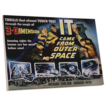 Sci Fi Movies "It Came from Outer Space II" Gallery Wrapped Canvas Wall Art