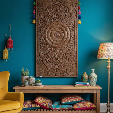 Rustic Carved Reclaimed Wood Barn Doors