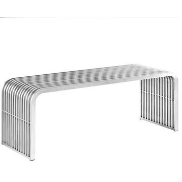 Jack 47" Stainless Steel Bench