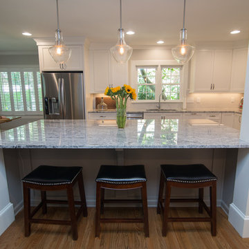 A Fresh new kitchen and keeping room for a 1980's Atlanta Home