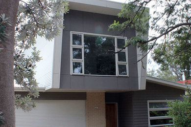 This is an example of a contemporary two-storey exterior in Geelong.