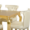 HomeRoots 30" Golden Crocodile Lacquer Table