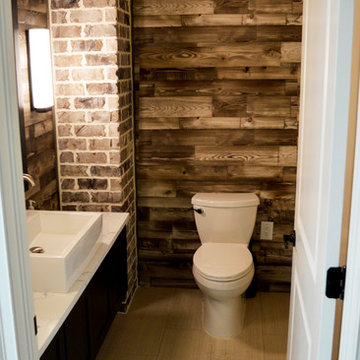 Rustic Modern Powder Bathroom