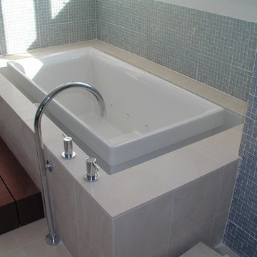 Oceanside Glass Tile Bathroom