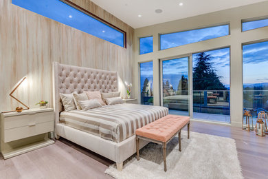 Example of a trendy bedroom design in Vancouver