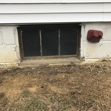 Glass block window install