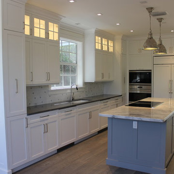 Custom Kitchen Cabinetry and Built-In China Cabinet