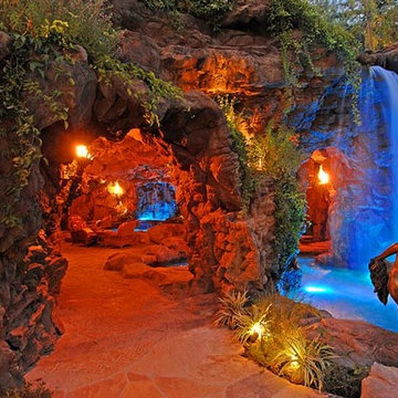 Naturalistic Pools with Grotto