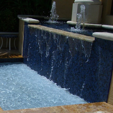 Fountain-Spa, pool, waterfall-tropical resort