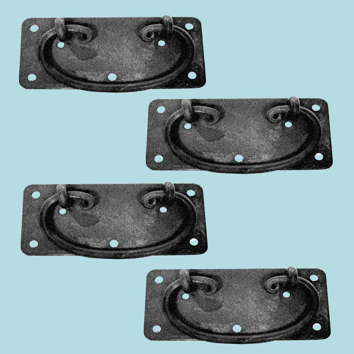 Cabinet Knobs Black Wrought Iron Mission 1" Diameter - Ruic - Cabinet And Drawer Knobs - By - View #6