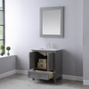 Isla Gray Bathroom Vanity Set, 30", With Mirror