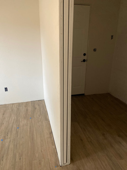 Pocket door gap help!!