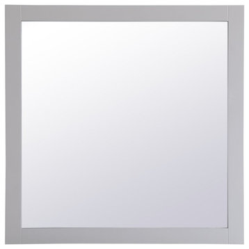 Elegant VM23636GR Aqua Square Vanity Mirror 36", Gray