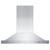 ZLINE 48" Ducted Island Mount Range Hood with Remote Blower in Stainless Steel