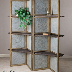 Uttermost Anakaren Screen with Shelves - Products