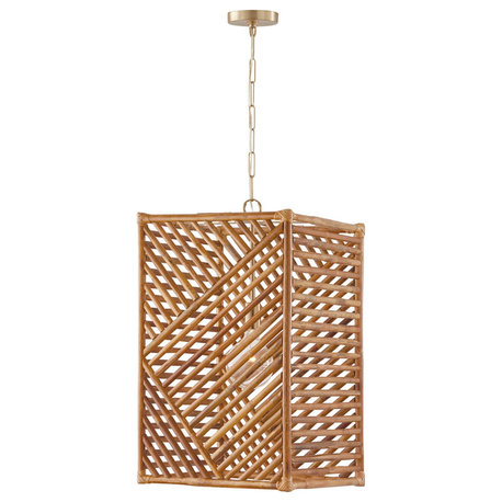 Capital Lighting Soleil 1-Light Foyer, Matte Brass