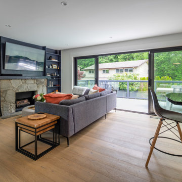 North Vancouver Board and Batten Home | Window and Door Replacement