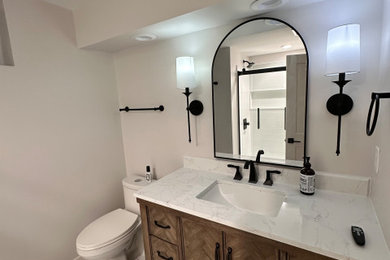 Elegant basement photo in Cincinnati