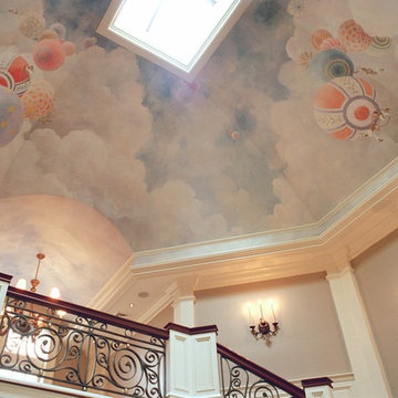 Foyer of a home in Weston, MA